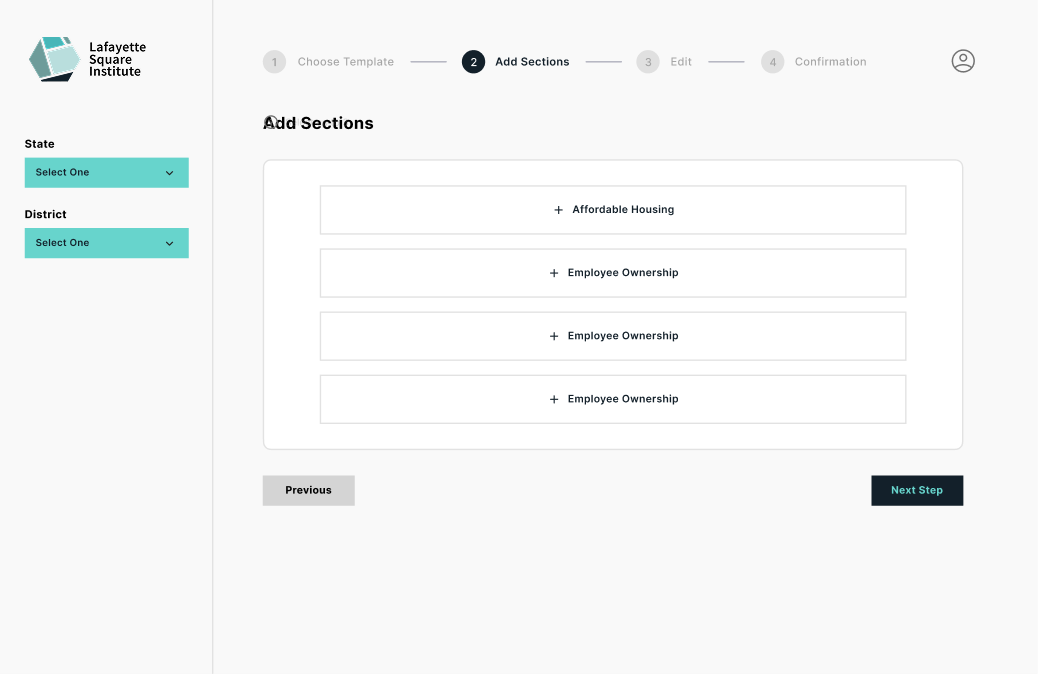 Final report portal design