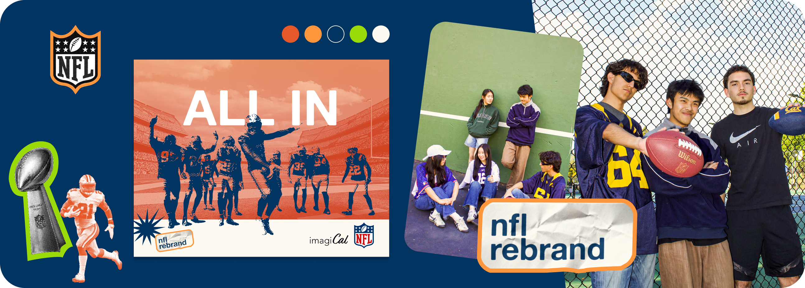 NFL ALL IN campaign hero artwork