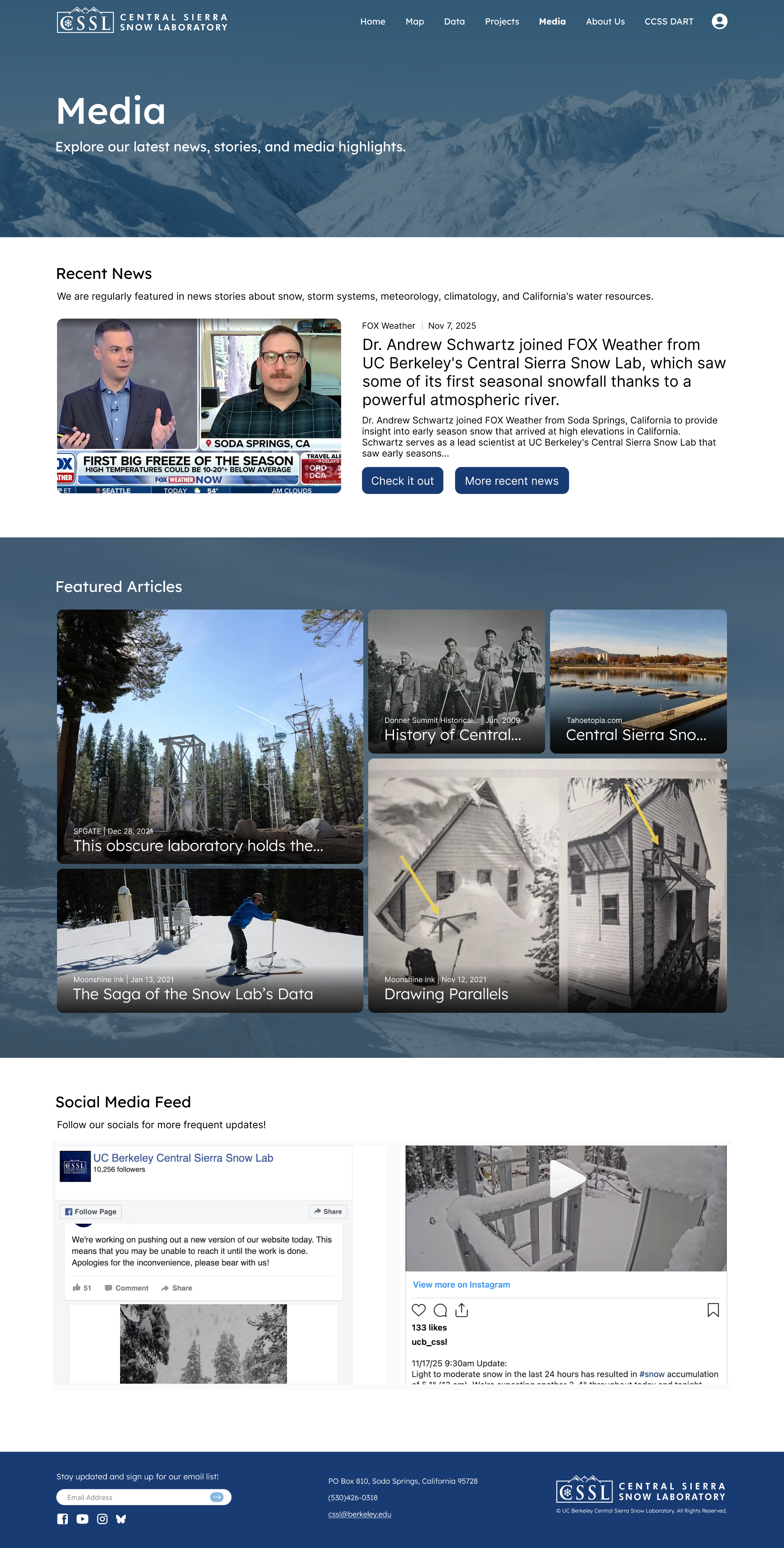 Final Media page